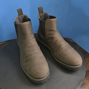 8000 Kicks Boots The Crossover Hemp Chelsea Dark Olive (Brown) Size 47EU 13US - Picture 1 of 15