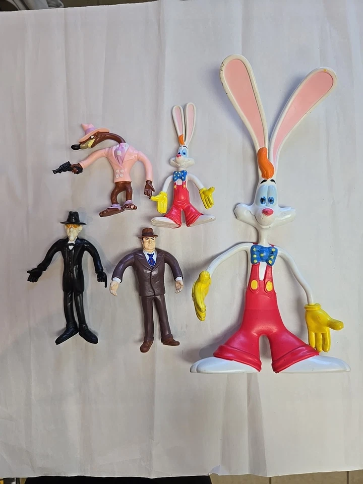 Who Framed Roger Rabbit LJN 1987 lote de 5 Foto 1 de 1