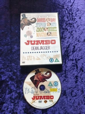 DVD JUMBO DEAN JAGGER DORIS DAY STEPHEN BOYD JIMMY DURANTE MARTHA RAYE UK R2 - Image 1 of 2
