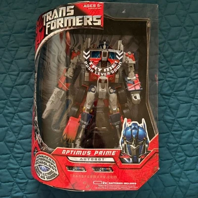 2007 Transformers Leader Class Premium Optimus Prime Hasbro Sealed New - Image 1 of 4