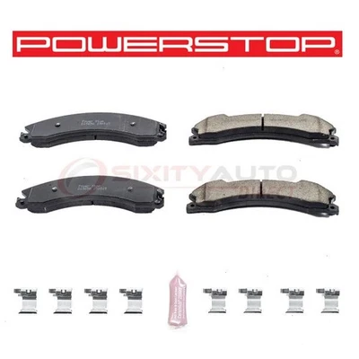 PowerStop Rear Disc Brake Pad & Hardware Kit for 2012-2017 Nissan NV2500 - bj Foto 1 de 4