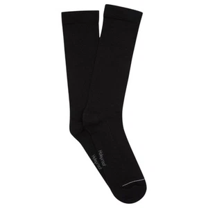 4 x Mens Holeproof Comfort Top Cushioned Sole Black Circulation Socks - Picture 1 of 3