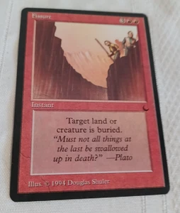 Zauberkarte: Fissure 1994 Red Instant Douglas Shuler - Bild 1 von 2