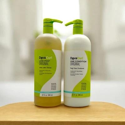 DevaCurl Low‑Poo Original 32 oz + One Condition Original 32 oz Duo Set - Image 1 of 4