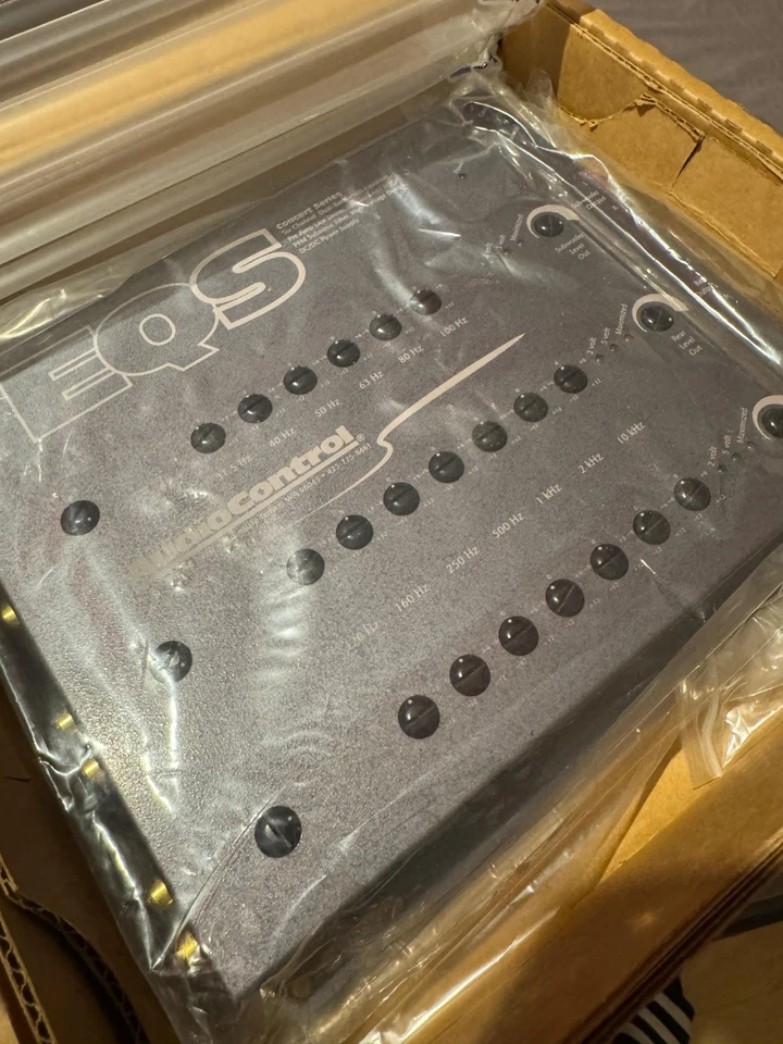 BOXED AudioControl EQS- 6 Channel Out equalizer Crossover Audio Control EQ eqs - Image 1 of 4