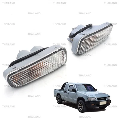 Pair Front Bumper Lamp Light For Isuzu TFR TF TT Rodeo Brava 1999 - '02 - Image 1 of 4
