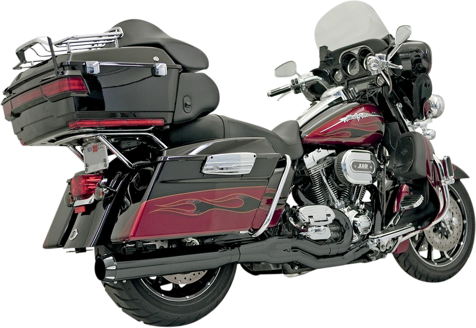 Sistema de escape recto Bassani FLH-757B B4 98-09 Harley Road Glide EFI FLTR Foto 1 de 1