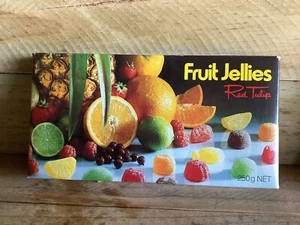RED TULIP FRUIT JELLIES - VINTAGE CONFECTIONERY BOX AND WRAP - Picture 1 of 5
