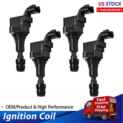 4 Ignition Coil Pack For Saturn Ion Sky Vue 2.0L 2.2L 2.4L 2007 2008 2009 2010 - Image 1 of 4