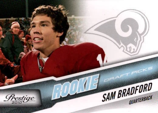 SAM BRADFORD 2010 PANINI PRESTIGE #287 ROOKIE RC #283/999 AF1839 - Image 1 of 1