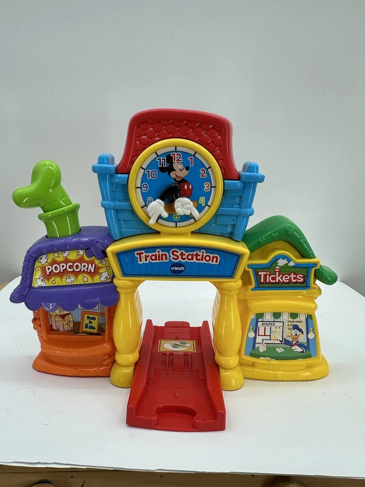 Vtech Go Go Smart Wheels Disney Mickey Mouse Train Station Ticket Booth - Image 1 of 4