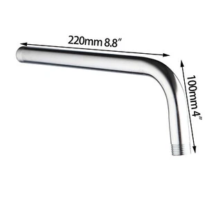 Barra Braccio Doccia 12 Pollici 300mm Acciaio Inox Supporto per Soffione Doccia da Parete - Foto 1 di 1