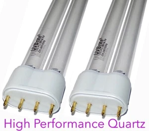 UVBrite® 2-Pack 18W PLL 2G11 18 Watt UV Bulb for Pond Filter UVC Algae Destroyer - Picture 1 of 1