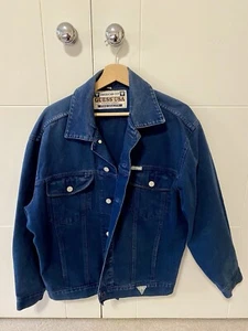Vintage Guess denim original 90s jacket (Mint owned from new) fashion American - Picture 1 of 6