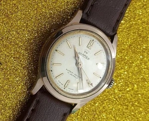 Vintage Roamer Uhr Super Shock vergoldet 32mm Handaufzug funktioniert Swiss Made - Bild 1 von 14