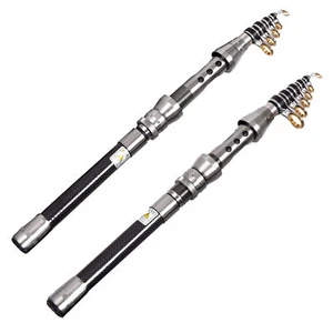 Telescopic Fishing Rod Outside Fishing Rods Beginners Lightweight Stream Aquatic - Picture 1 of 12