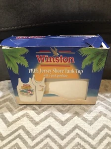 VINTAGE 1992 WINSTON CIGARETTES JERSEY SHORE TANK TOP USA MADE NEW in BOX - Picture 1 of 4