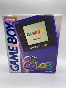 Console Nintendo GameBoy Game Boy Color Viola Originale Completa - Picture 1 of 24
