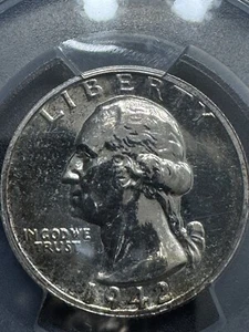1942 Washington Quarter, PCGS PR 62, Free Shipping Offer - Picture 1 of 3