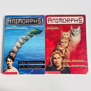 Animorphs Volumes 1 & 2 Vintage 1996 (First Editions) Rare - Picture 1 of 8