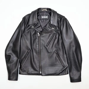 Schott Men's Light Weight Cowhide Motorcycle Jacket Style 503 US Size Medium - Picture 1 of 17
