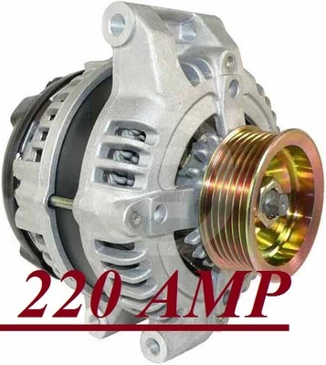 220 HIGH AMP NEW Alternator Generator 2007-2006 2005 2004 2003 Honda Accord 2.4L Foto 1 de 3
