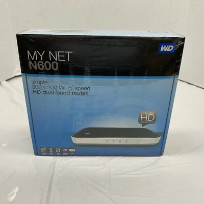 WD My Net N600 HD Dual Band Router Wireless N WiFi Router Accelerate HD - Sealed - Image 1 of 4