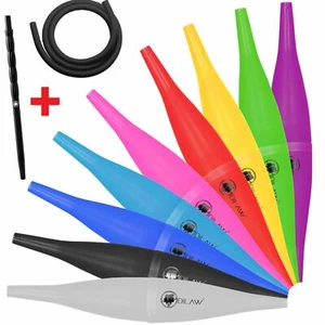 DILAW Set Ice Bazooka + Alu Mundstück + Silikonschlauch + Kühl Akku für Shisha