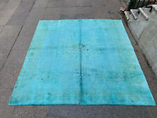 6'2'' x 6'6'' Vintage Natural Rug Village Rug Handmade Carpet.SKU:F459