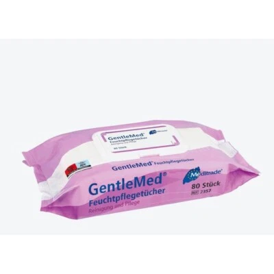 MEDITRADE GMBH Meditrade Gentle Med® Feuchtpflegetücher feuchte Haut-Reinigungstücher 80 Stück
