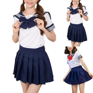 Girls Anime High School Uniform Japanese Student Cosplay Costume Halloween - Picture 1 of 10