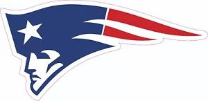 Patriot Inspired Full Size Football Helmet Decals - Picture 1 of 3