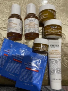 Kiehl's line Calendula crea, mask, toner and cleanser skincare bundle - Picture 1 of 1
