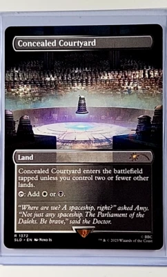2024 MTG Magic the Gathering Secret Lair Borderless Concealed Courtyard Dalek - Image 1 of 2