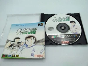 Used T-36014 Sega Mega-CD Captain Tsubasa Tecom Soccer Simulation Games - Picture 1 of 3