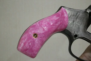S&W J Frame Model 60, 649 Round Butt Grips Simulated Pink Pearl # Random - Picture 1 of 13