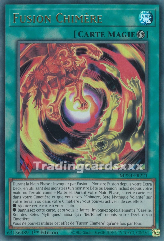 Yu-Gi-Oh! Fusion Chimère : UR MP24-FR221 - Immagine 1 di 1