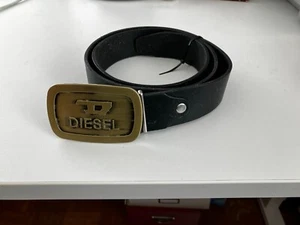 Diesel Ledergürtel - schwarz - 110 cm - Bild 1 von 2