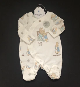 Baby Unisex Peter Rabbit Sleepsuit Romper Babygrow - Picture 1 of 1