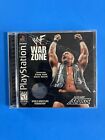 WWF Warzone - (Sony Playstation 1, PS1, 1998) Black Label Complete Tested