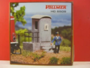 Vollmer 6509 Fernsprechaus mit Treppe  Telefonhäuschen Neu & OVP - Bild 1 von 2
