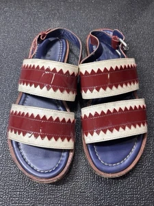 Red And White MARNI Women's Sandals Size 36 or US 5.5/6 - Picture 1 of 4