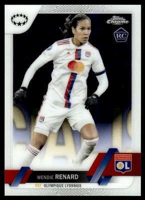 2022 Topps Chrome UEFA Women's Champions League #91 Wendie Renard Rookie - Image 1 of 2