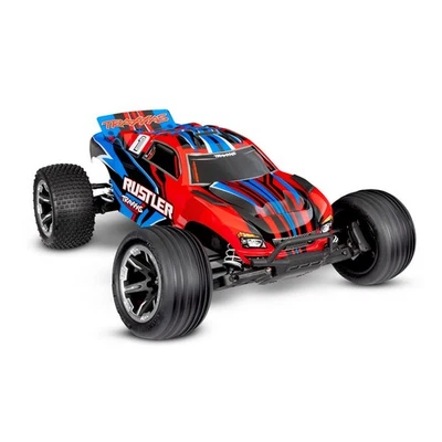 Traxxas Rustler 1:10 2WD Stadium-Truck RTR Clipless 2,4GHz rot - Bild 1 von 4