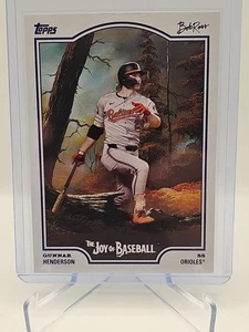 2025 Topps Bob Ross x La gioia del baseball Gunnar Henderson #13 - Foto 1 di 2