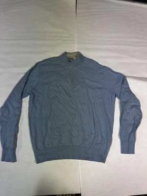 Suéter Pullover PETER MILLAR Talla L 1/4 Cremallera Nylon, Seda, Cachemira, Algodón Foto 1 de 4