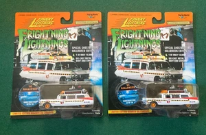 1997 Johnny Lightning Frightning Lightnings  Ghostbusters ECTO-1A Halloween X2 - Picture 1 of 4