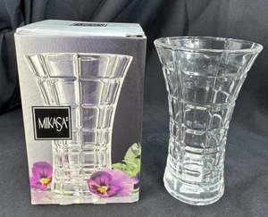 MIKASA CRYSTAL MONARCHY VZ006/612 VASO BOCCIOLO 4 3/4" GIAPPONE - Foto 1 di 5