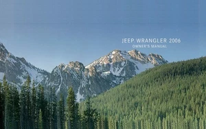 Jeep Wrangler 2006 Maintenance/Owners Manual Book - Picture 1 of 1