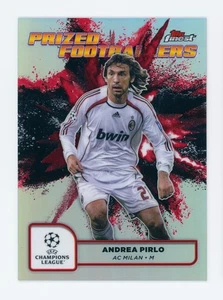 2024-25 Andrea Pirlo Topps Finest Black/Red Fusion Refractor AC Milan Card SSP! - Picture 1 of 3